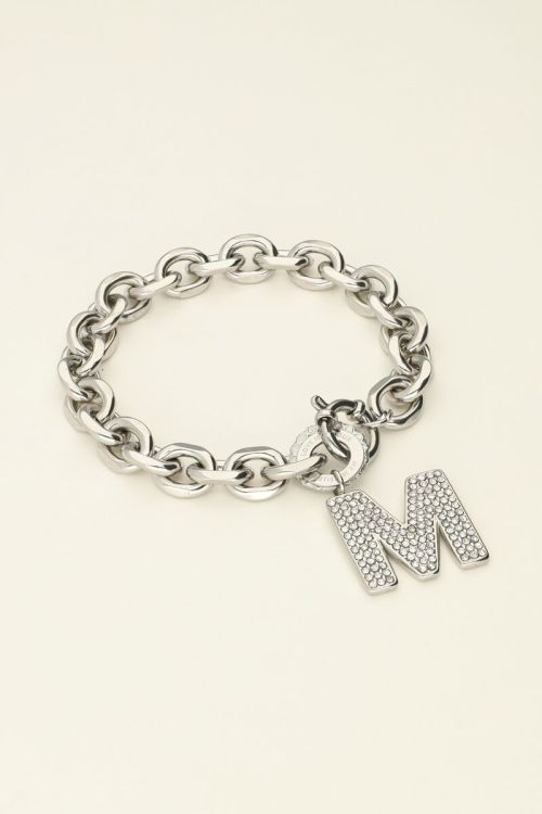 Initial rhinestone bracelet | My Jewellery