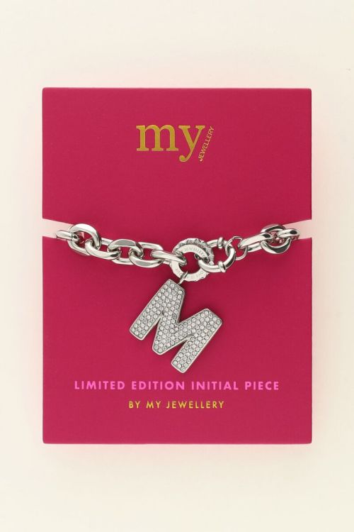 Initial rhinestone bracelet | My Jewellery