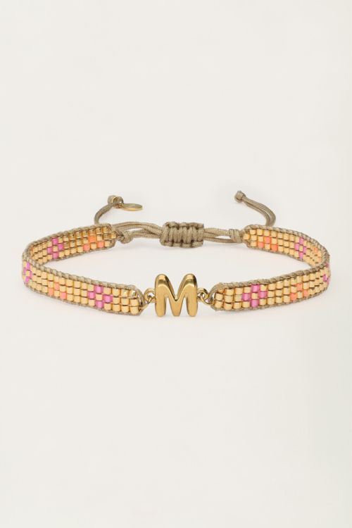 Initial rope bracelet miyuki | My Jewellery