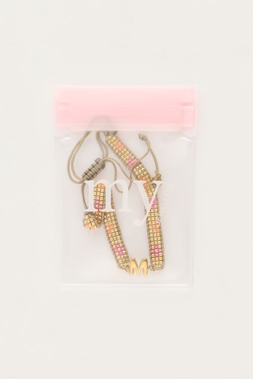 Initial rope bracelet miyuki | My Jewellery