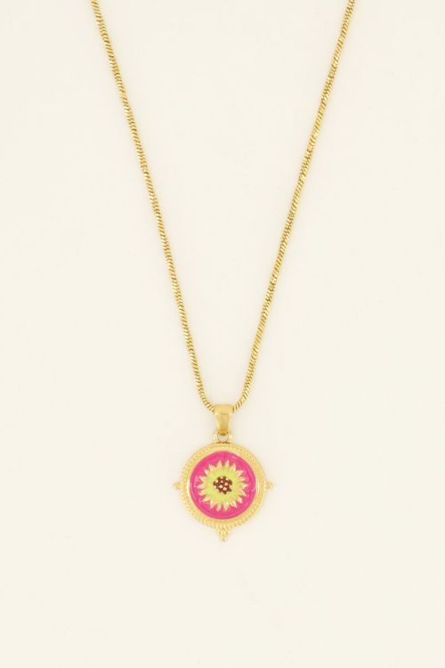 Casa fiore ketting met lime bloem hanger | My Jewellery