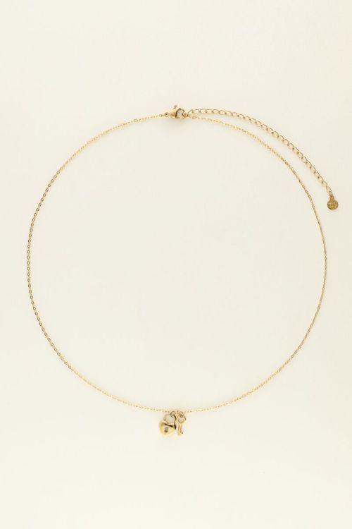 Heart lock & key pendant necklace | My Jewellery