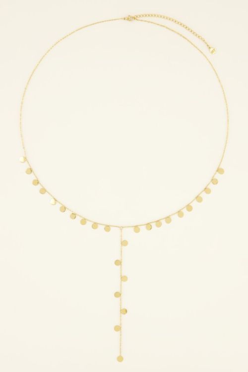 Necklace with circle charms