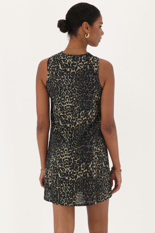 Leopard print linen look dress | My Jewellery