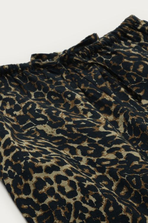 Panther print linen look pants | My Jewellery
