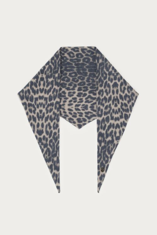 Leopard print triangle scarf | My Jewellery