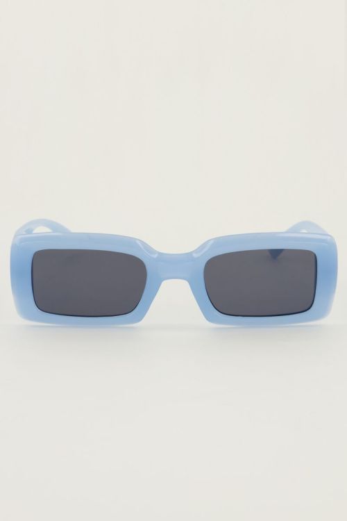 Light blue rectangular sunglasses | My Jewellery