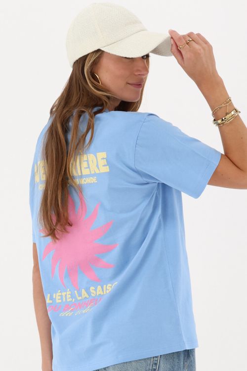 Light blue T-shirt "Aventurière"  | My Jewellery