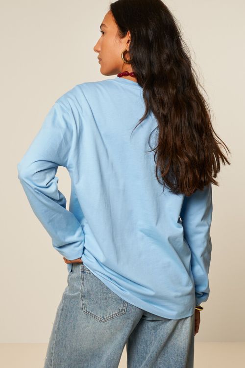 Light blue long-sleeved T-shirt "Dreamers" | My Jewellery