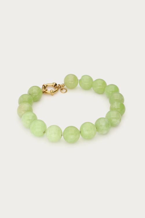 Light green bracelet with beads | My Jewellery