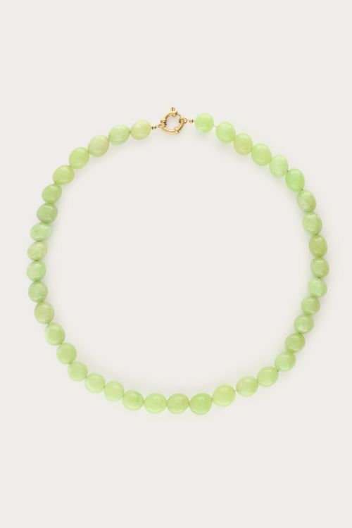 Light green necklace with beads | My Jewellery