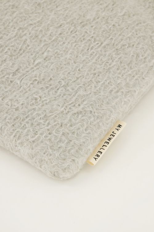 Light gray laptop sleeve | My Jewellery
