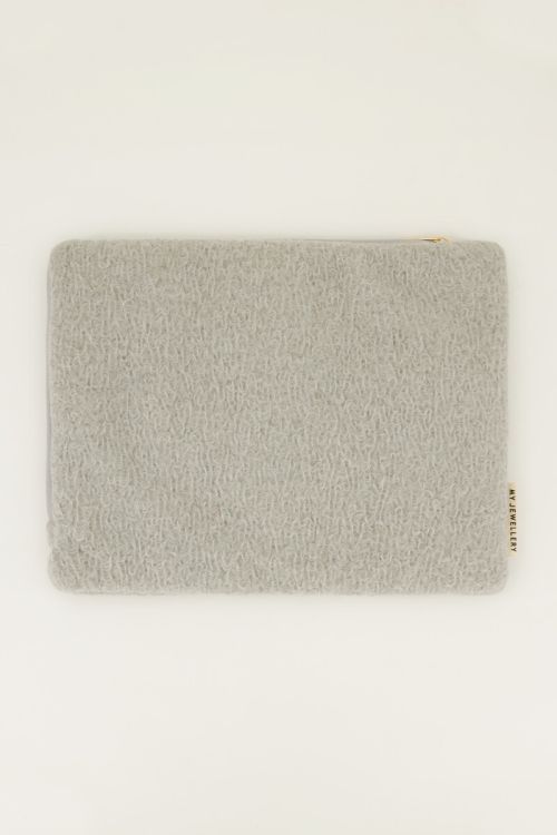 Light gray laptop sleeve | My Jewellery