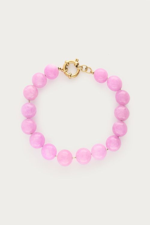 Light pink bracelet with beads | My Jewellery