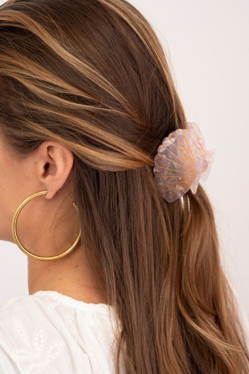 Light pink mini hair clip shell | My Jewellery