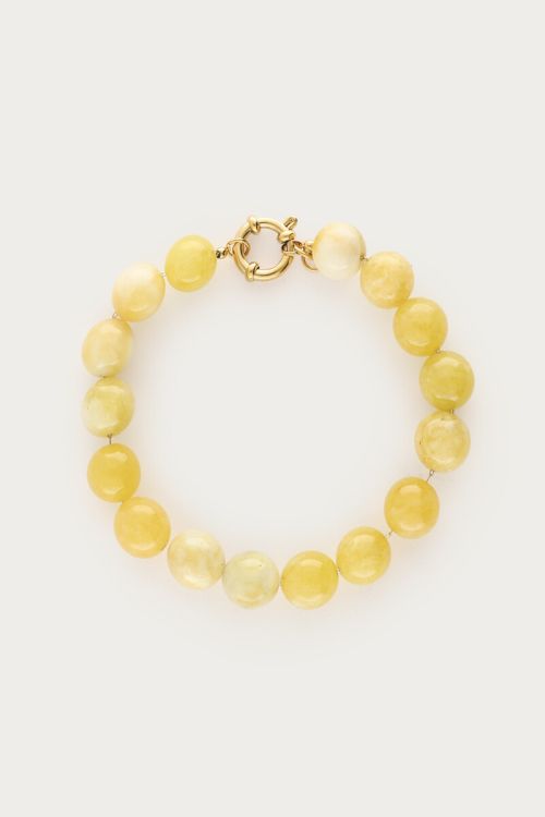 Light yellow bracelet with beads | My Jewellery