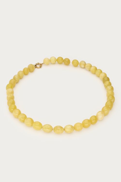 Light yellow necklace with beads | My Jewellery