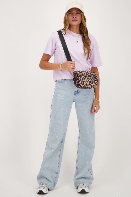 Lilac T-shirt don't look back | My Jewellery