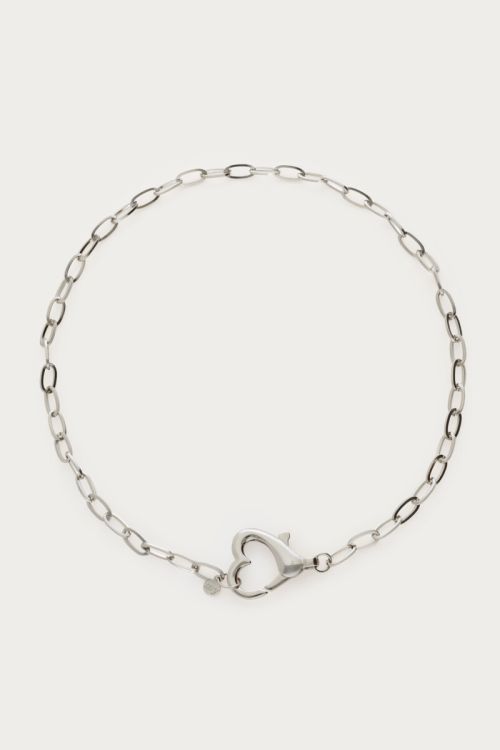 Shell necklace with heart clasp | My Jewellery