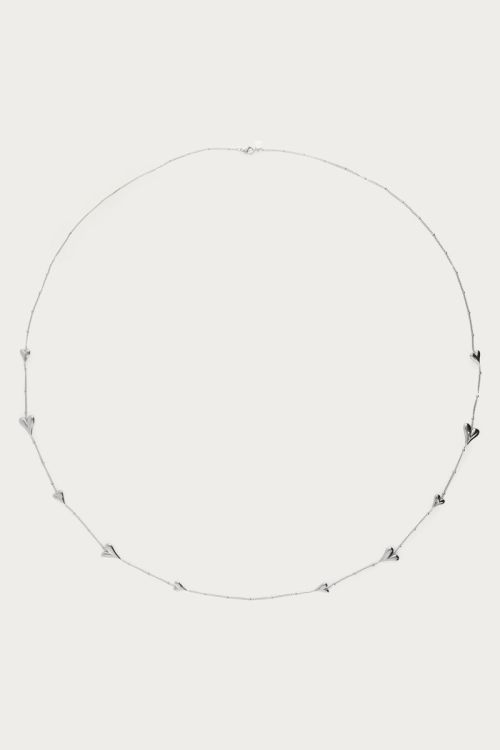 Long necklace with polka dots & hearts | My Jewellery