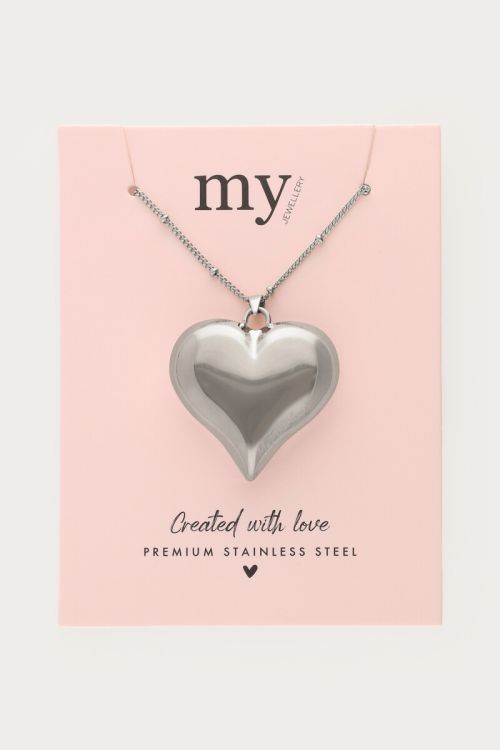 Long necklace with chubby heart | My Jewellery