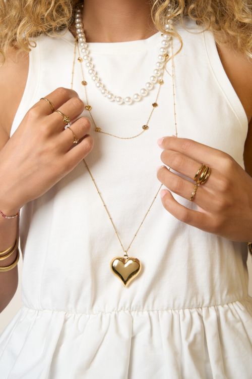 Long necklace with chubby heart | My Jewellery