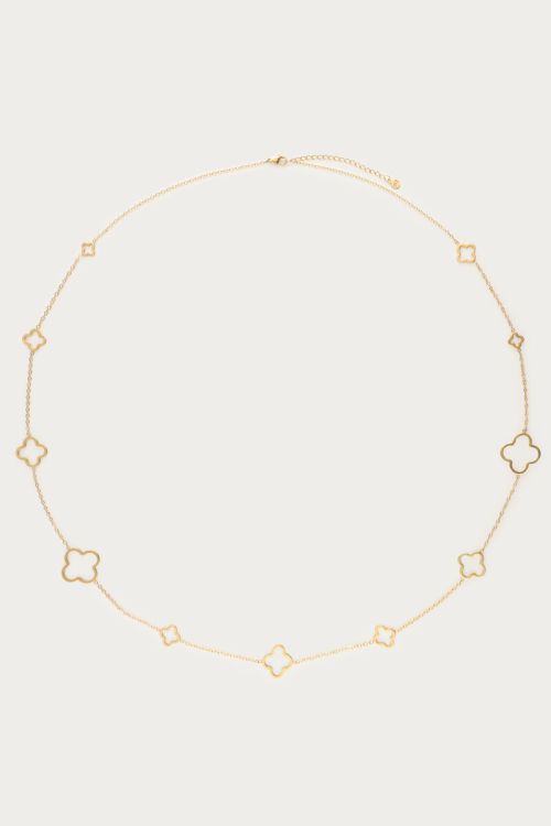 Long necklace with clovers | My Jewellery