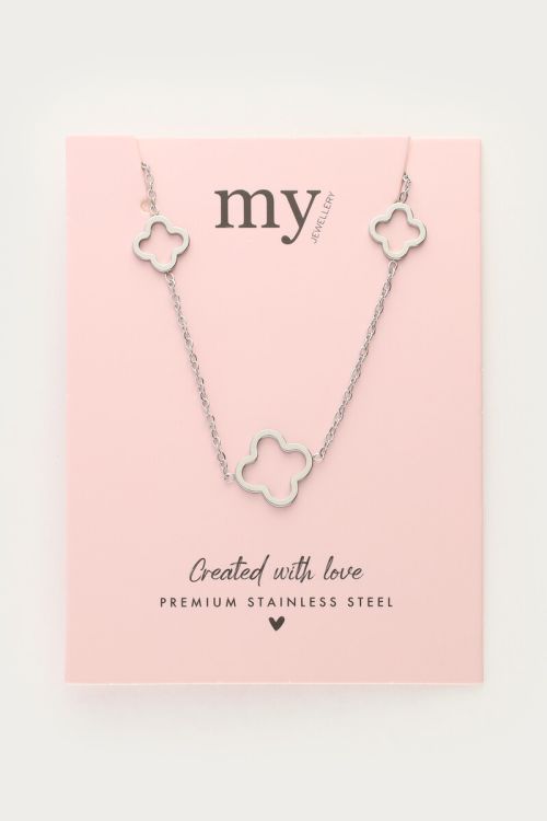 Long necklace with clovers | My Jewellery