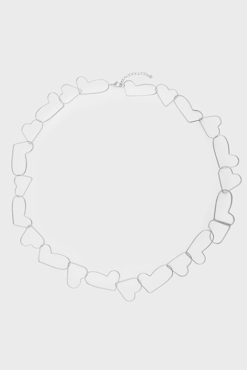 Long necklace with heart links | My Jewellery