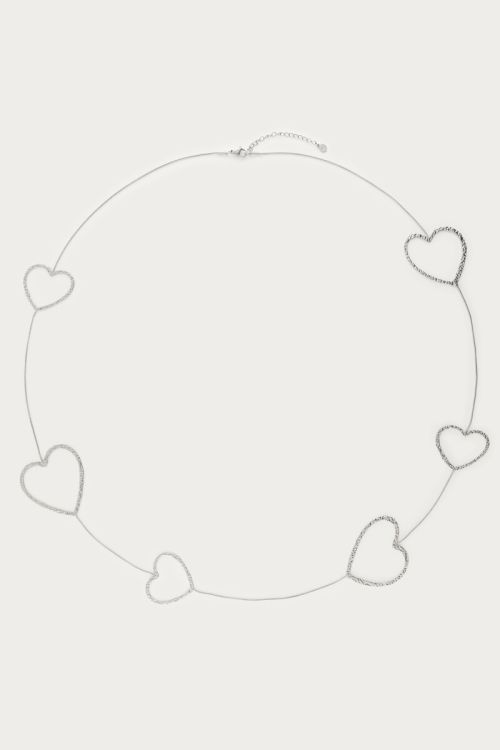 Long necklace with open hearts | My Jewellery