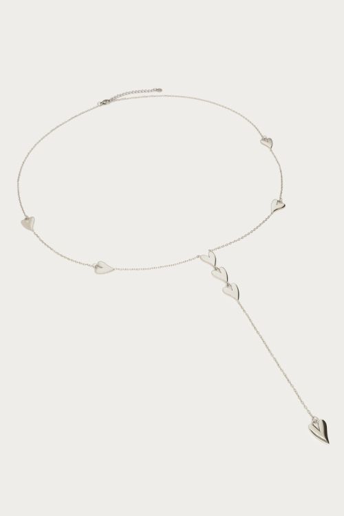Long necklace y-shape with hearts | My Jewellery