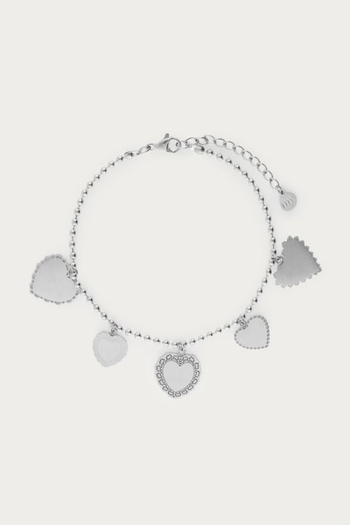 Love bracelet with five hearts | My Jewellery