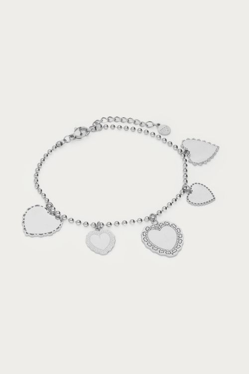 Love bracelet with five hearts | My Jewellery