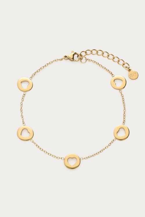 Bracelet Love avec cœurs ouverts