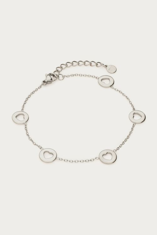 Love bracelet with open hearts | My Jewellery
