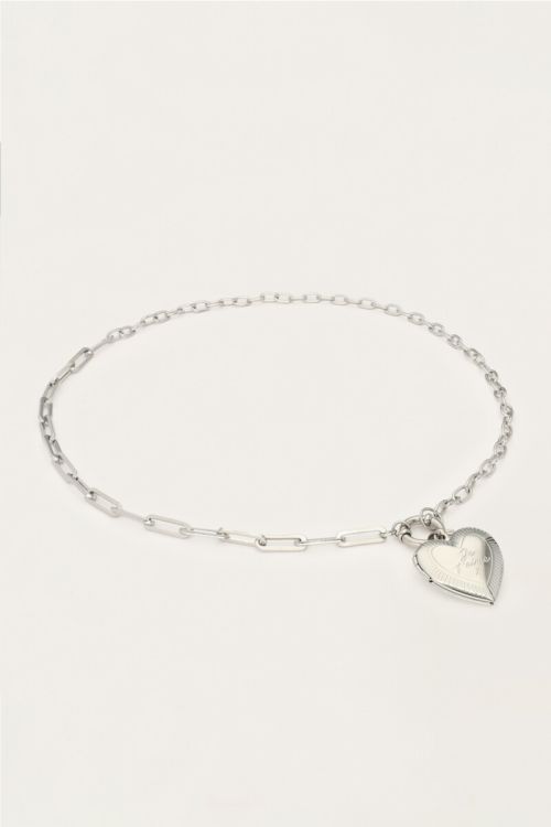 Love chain necklace with heart locket | My Jewellery