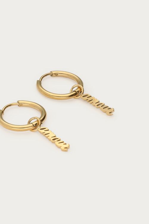 Love hoop earrings Amour | My Jewellery