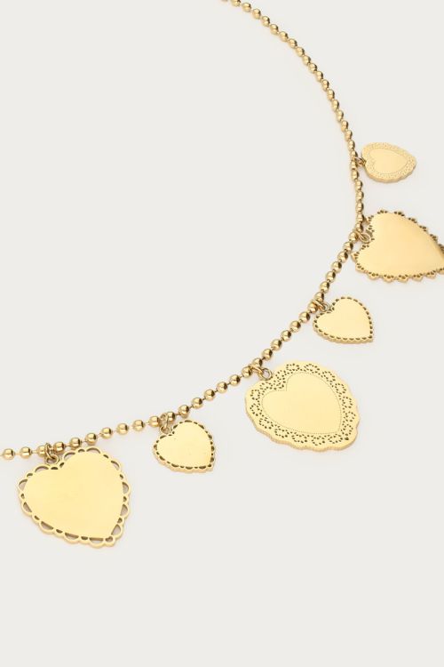 Love necklace with seven hearts | My Jewellery