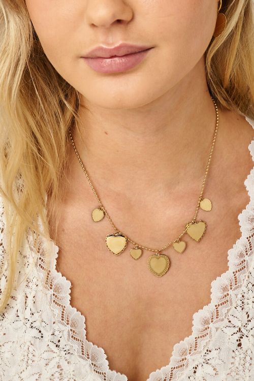 Love necklace with seven hearts | My Jewellery