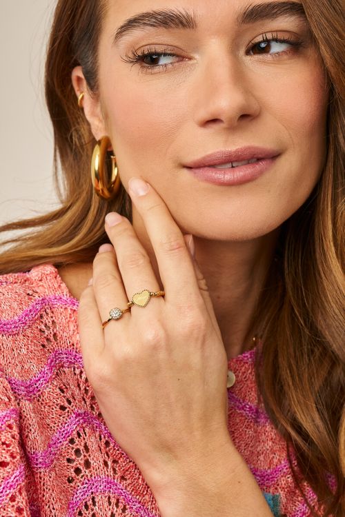 Love stretch ring heart "Always"