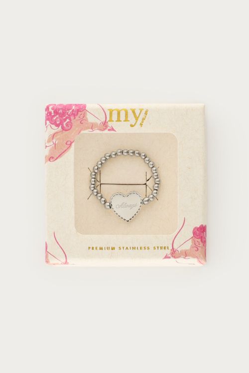 Love stretch ring heart "Always" | My Jewellery