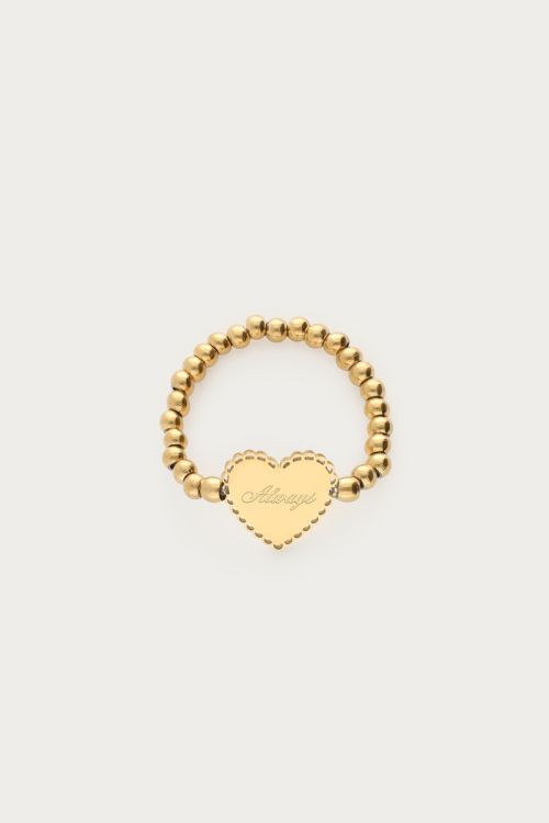 Love stretch ring heart "Always" | My Jewellery