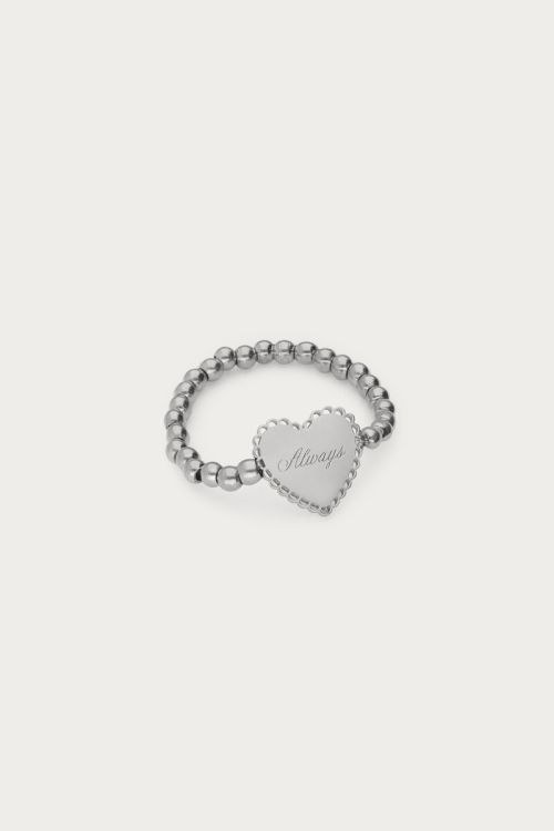 Love stretch ring heart "Always" | My Jewellery