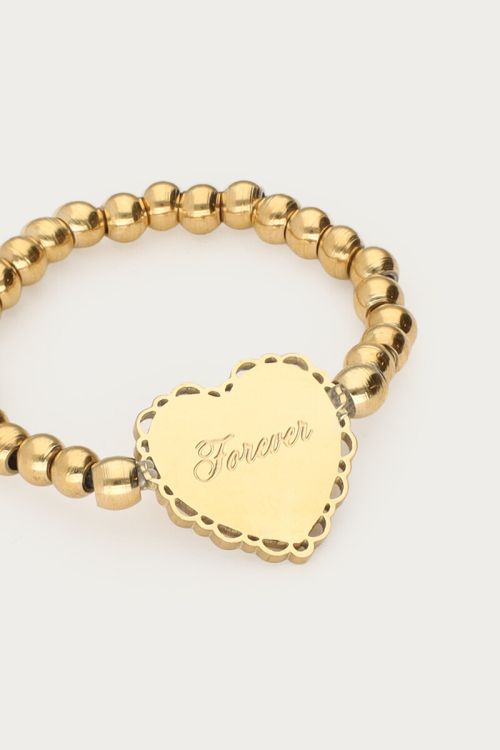 Love stretch ring heart "Forever" | My Jewellery