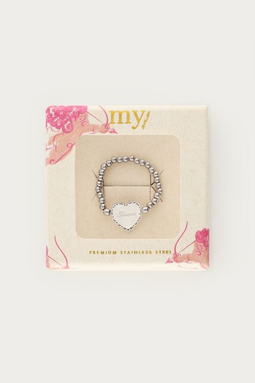 Love stretch ring heart "Forever" | My Jewellery