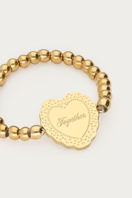 Love stretch ring heart "Together" | My Jewellery