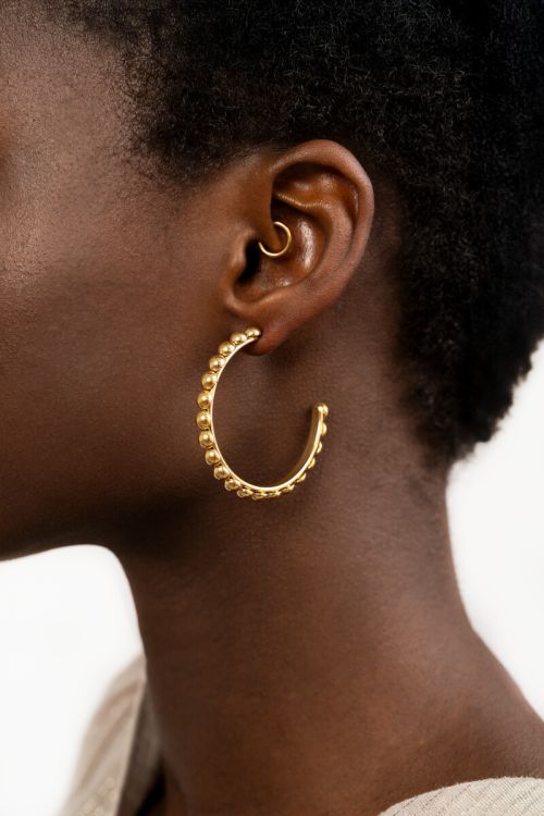 Earrings medium with dots | My Jewellery