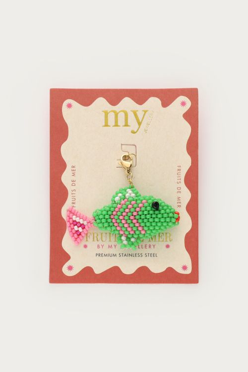 Mer green fish charm | My Jewellery