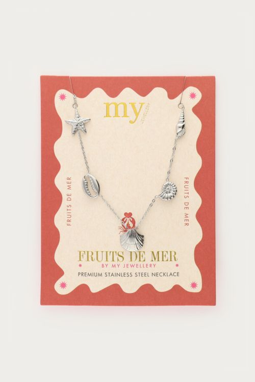 Mer minimalist necklace with shells | My Jewellery