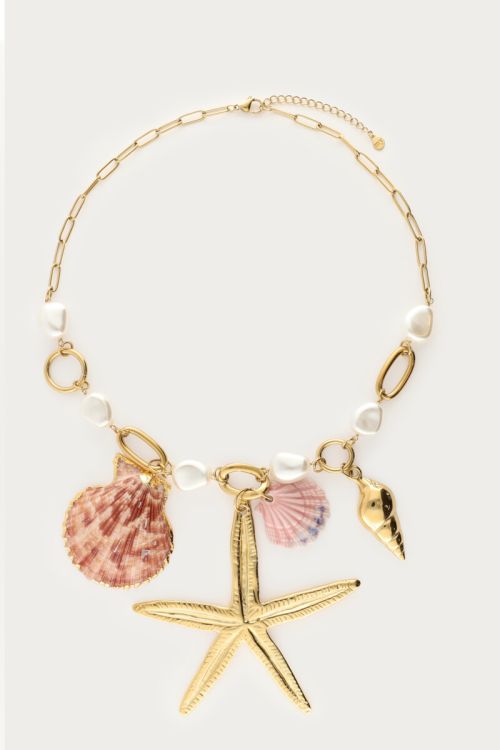 Mer necklace with shells and statement starfish | My Jewellery